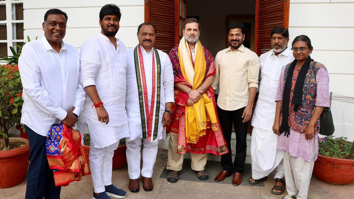 Revanth gets pat from Rahul Gandhi and Kharge for victory in Jubilee Hills