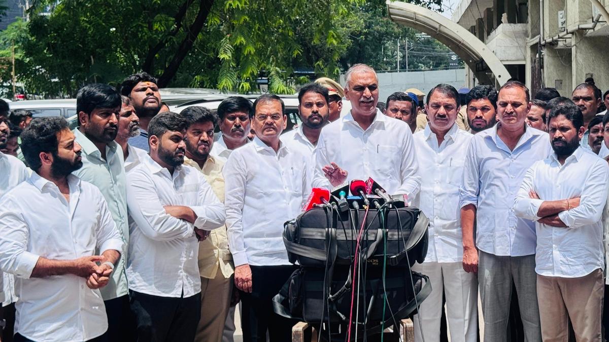 Cabinet during BRS rule met 6 times, took decisions on Kaleshwaram Barrages: Harish Rao