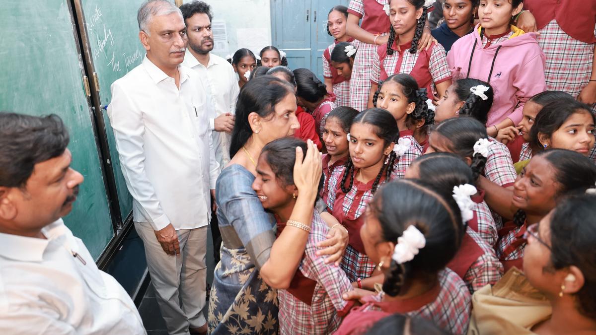 Govt. unmoved by plight of residential school students: Harish Rao and Sabitha Indra Reddy