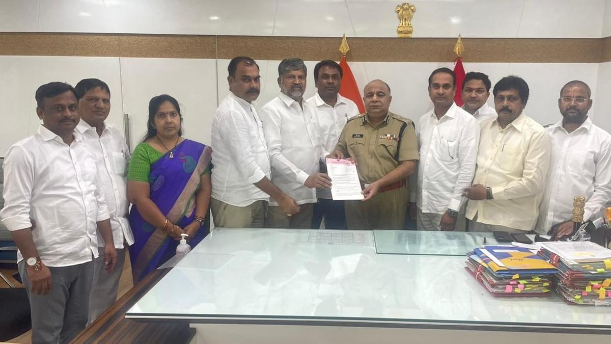 BRS leaders meet DGP, complain about attacks on party men by Congress