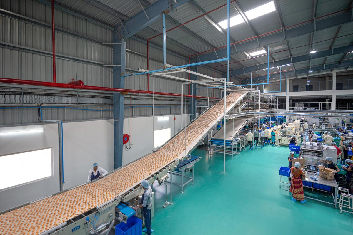 Lohiya Group’s biscuit plant in Medchal, Telangana, can produce 1,000 tonnes a month with modular capabilities that enable further scaling to 5,000 tonnes a month. Lohiya Group’s biscuit plant in Medchal, Telangana, can produce 1,000 tonnes a month with modular capabilities that enable further scaling to 5,000 tonnes a month.