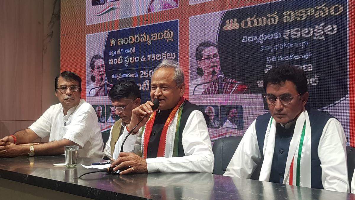 Six guarantees given to Telangana are the best: Ashok Gehlot