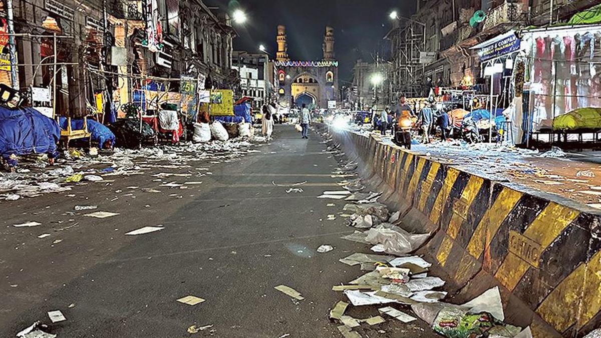 Ramzan shopping revelry leaves behind a pile of trash