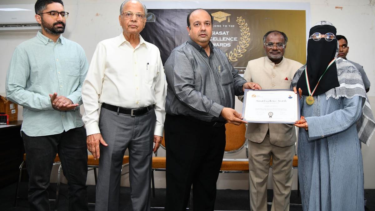 Minority students felicitated for 90% and above in Intermediate 