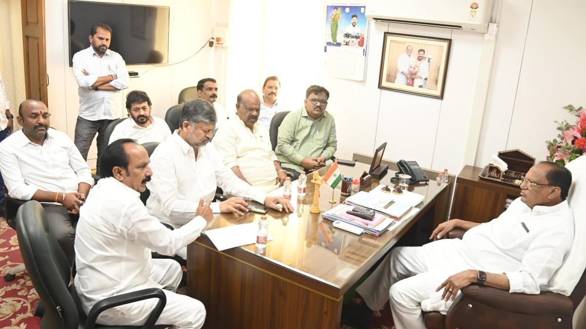 BRS MLCs lodge complaint against news channel