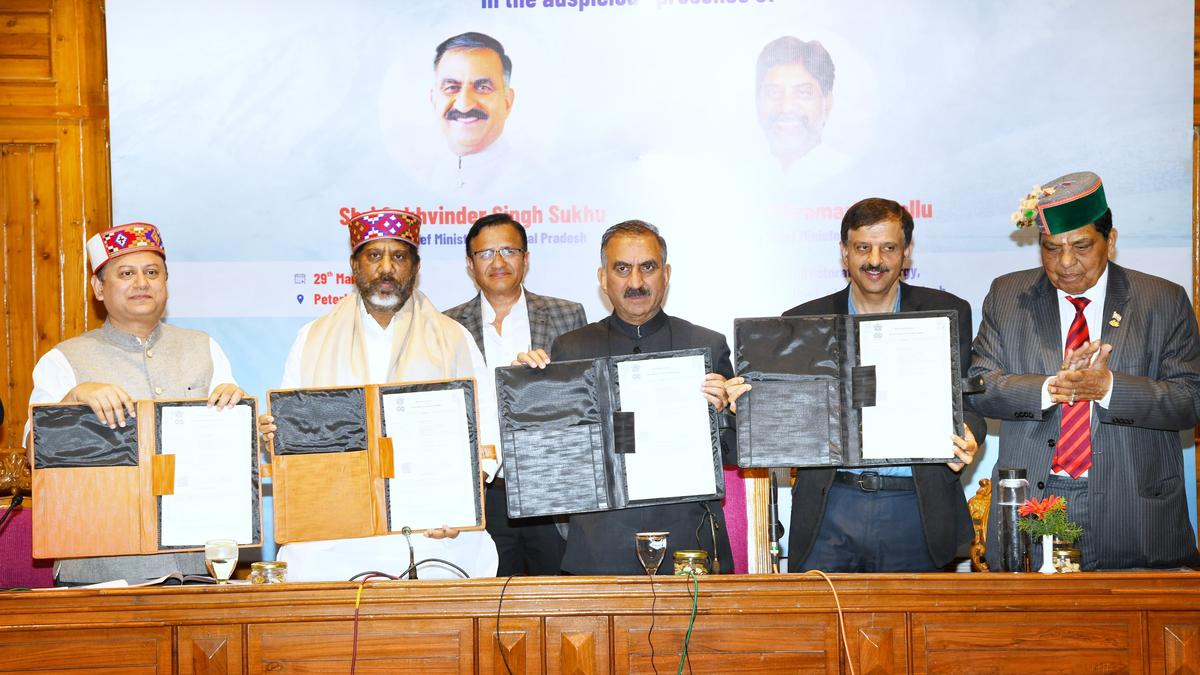 Telangana Signs MoU with Himachal Pradesh for two Hydropower projects