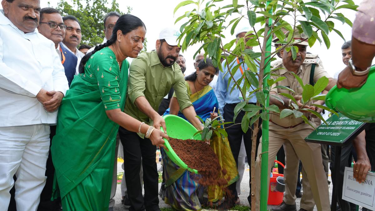 Vana Mahotsavam 2025 launched to plant 18 crore saplings in Telangana this year