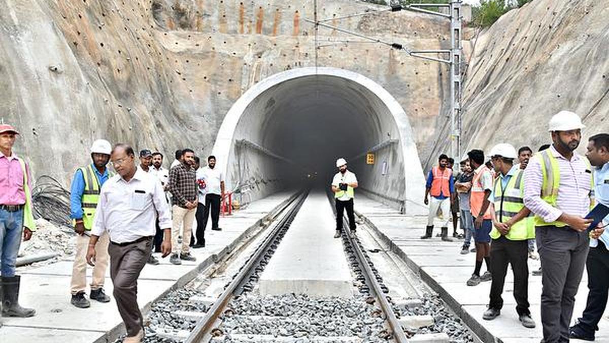 Longest electrified railway tunnel in India commissioned The Hindu