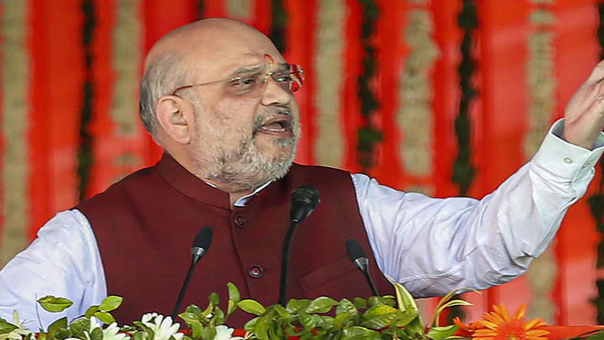 Amit Shah credits Modi for resolving J K mess left by Nehru The Hindu