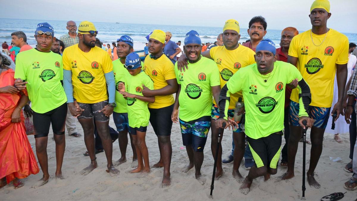 Defying disability, young swimmers eye world record