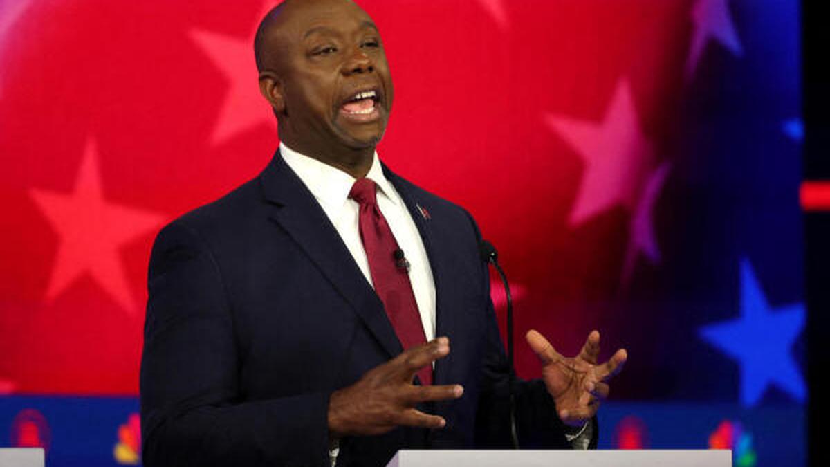 Republican Presidential candidate Tim Scott announces he is dropping out of the 2024 race