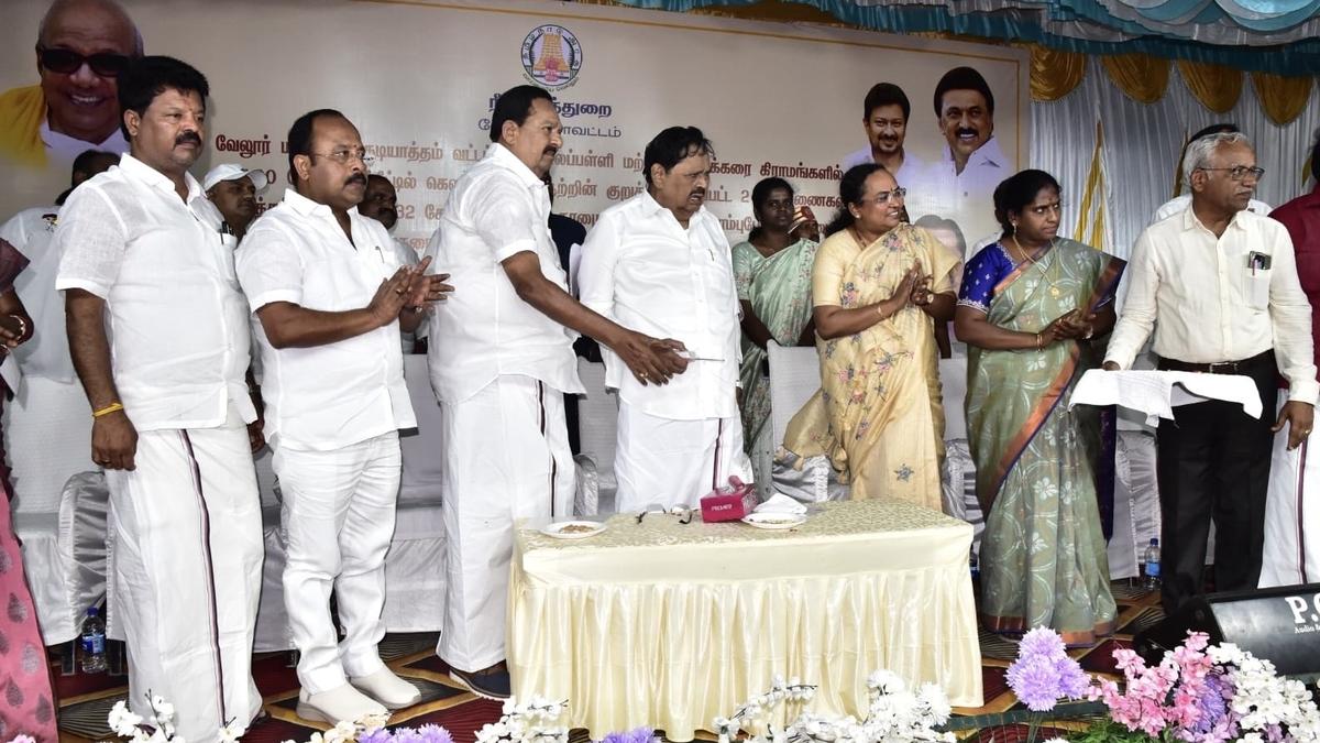 Check dams, causeway across Kaundinya river in Vellore inaugurated