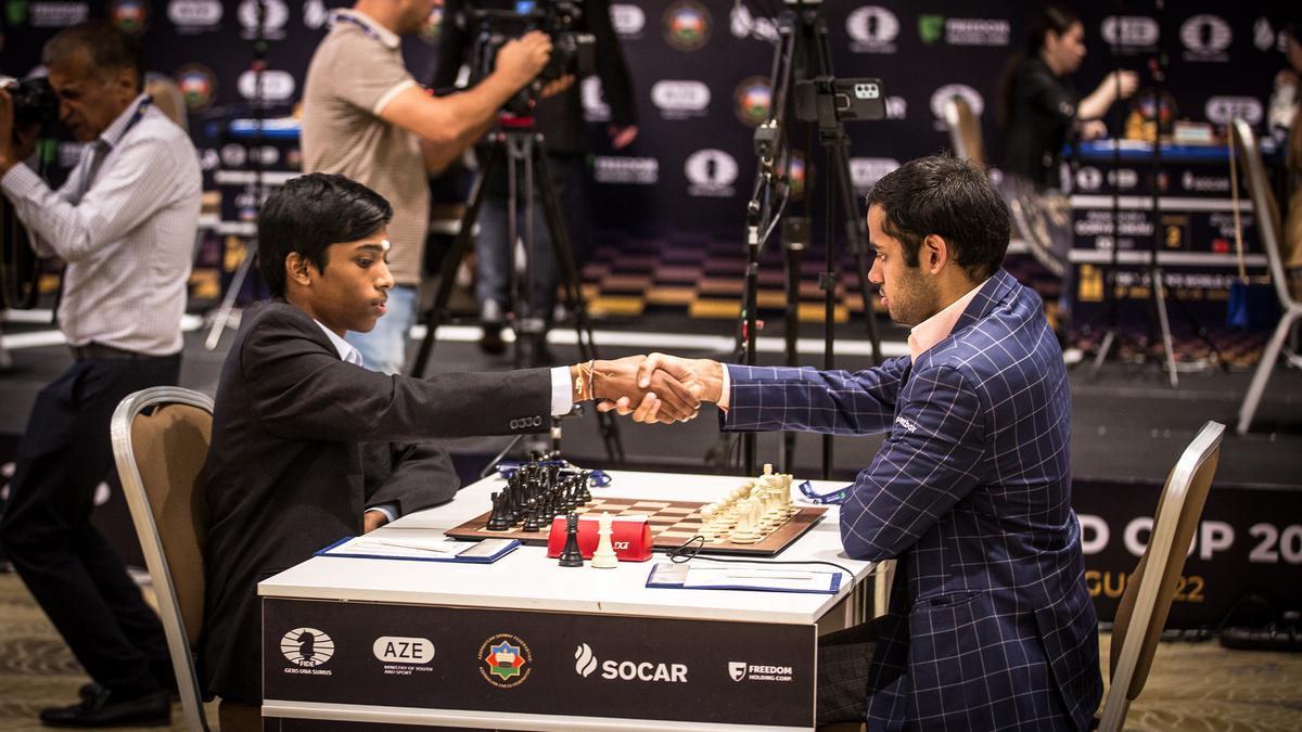 Chess  Fide World Cup semi-final: Praggnanandhaa takes it to tie-break  against Fabiano Caruana - Telegraph India