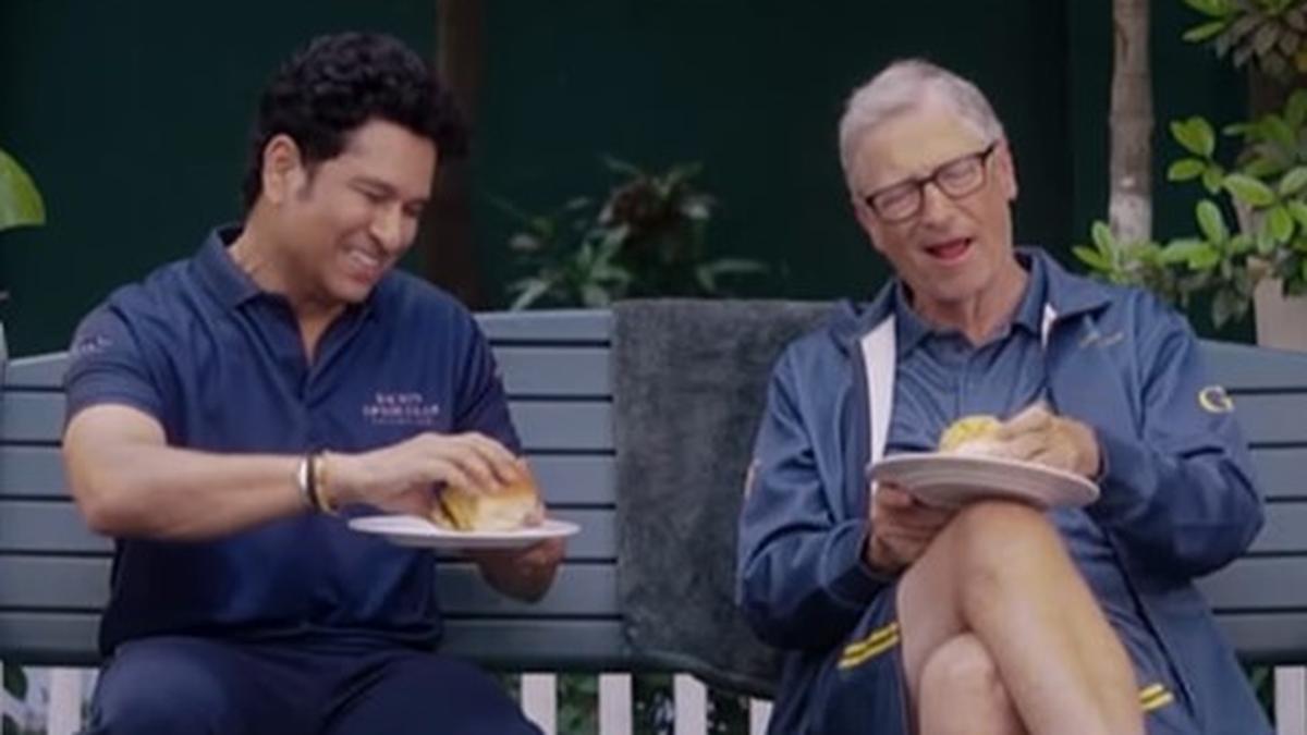 Bill Gates shares vada pav ‘snack break’ with Sachin Tendulkar