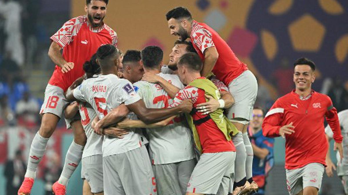 Serbia 2-3 Switzerland: Swiss qualify for knockouts in another
