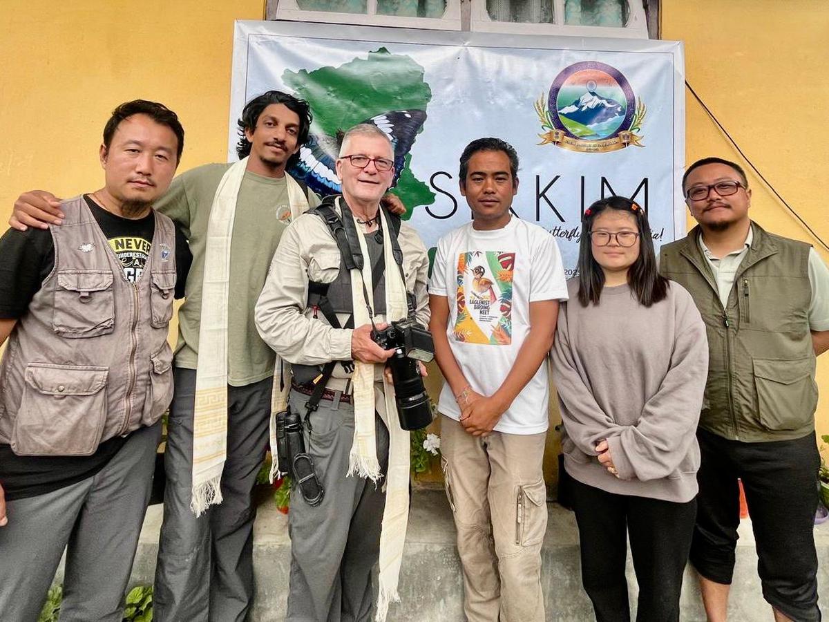 Butterfly enthusiasts involved in the 16 -day Butterthon in Sikkim. Butterfly enthusiasts involved in the 16 -day Butterthon in Sikkim.