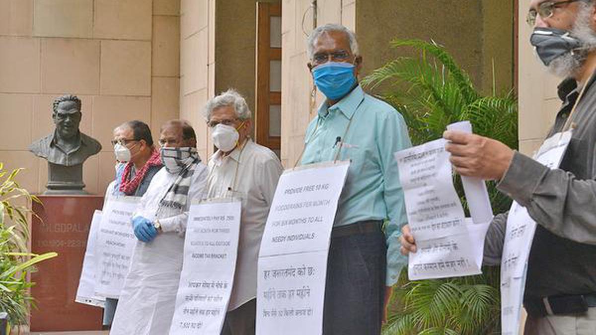 Coronavirus lockdown | Parties protest against labour law dilution