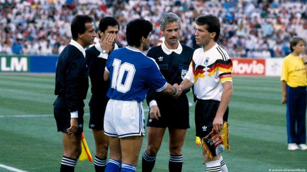 Matthäus returns Maradona jersey from 1986 FIFA World Cup final