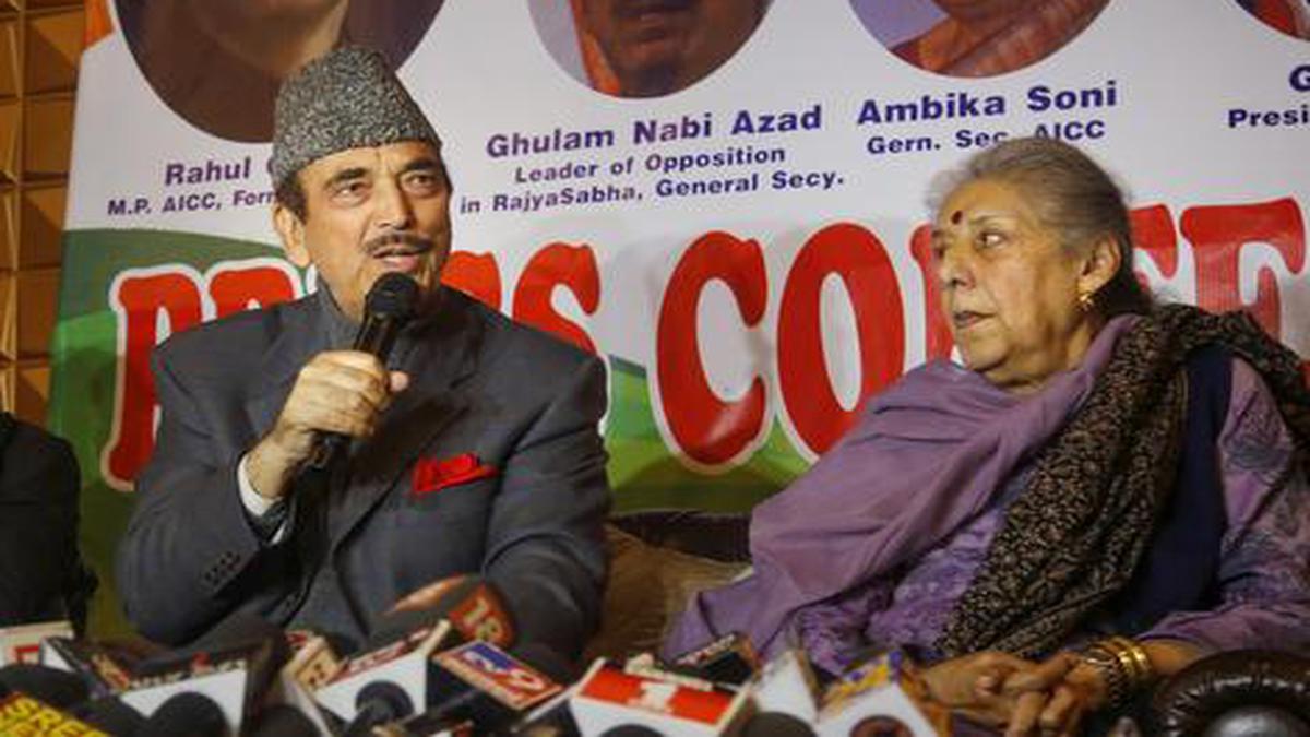 Will strive for J&K Statehood: Congress leaders Ambika Soni, Ghulam Nabi Azad