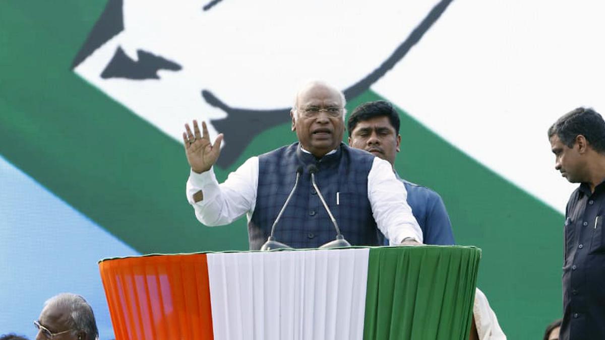 Rights of people are being ‘eroded’ under the BJP govt., says Congress president Mallikarjun Kharge in his Republic Day message