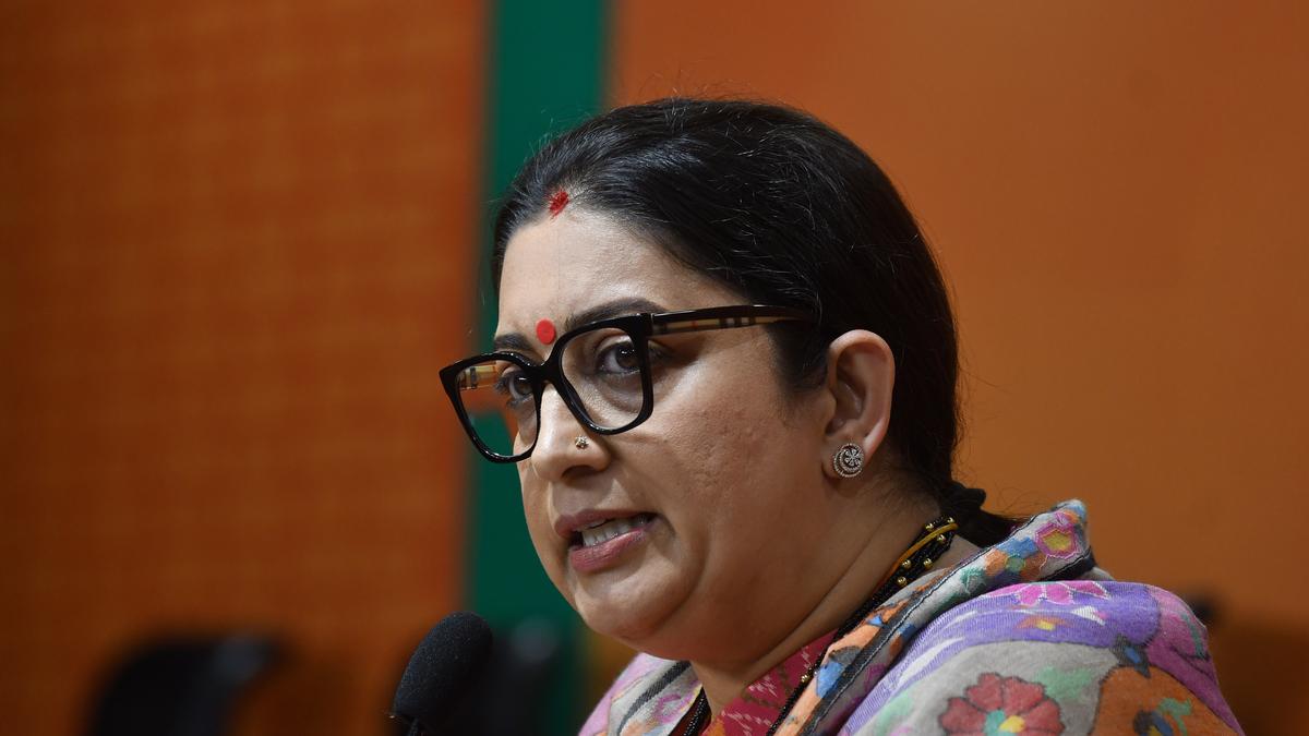 Centre’s initiatives have emboldened women to report crimes, says Smriti Irani