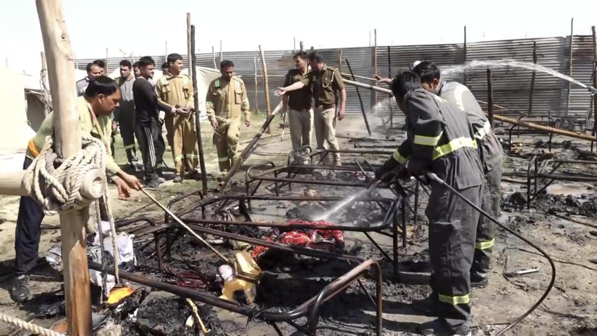 Fire at two Maha Kumbh camps in Prayagraj