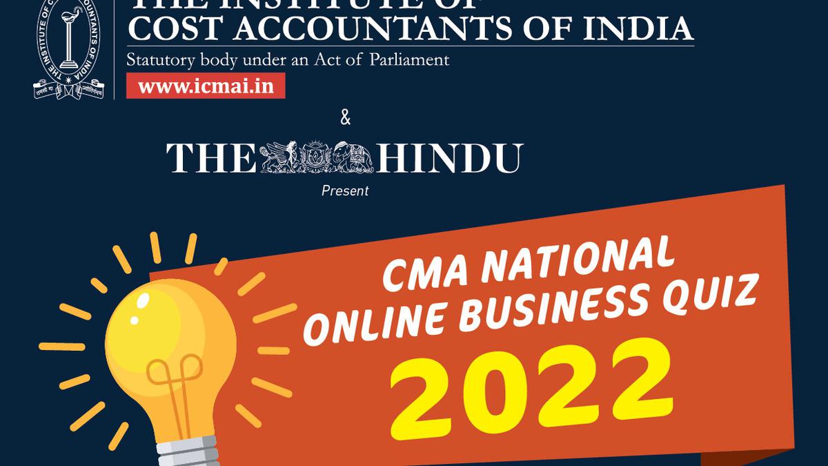 Chandrasekhar wins CMA National Online Business Quiz - The Hindu