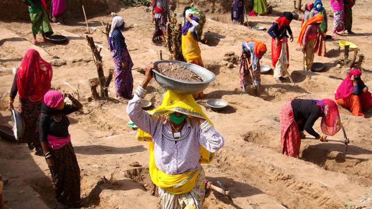 Amid demand surge, 1.4 lakh families have reached annual MGNREGA work limit