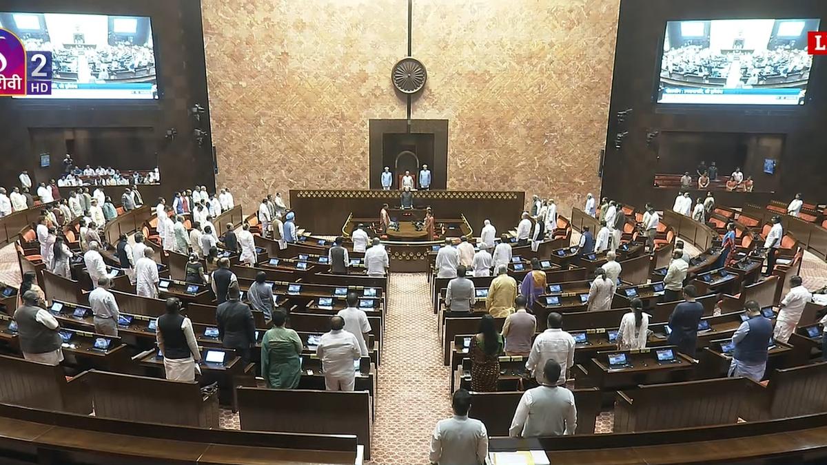 Rajya Sabha adjourns for the day as a mark of respect to Shibu Soren’s death