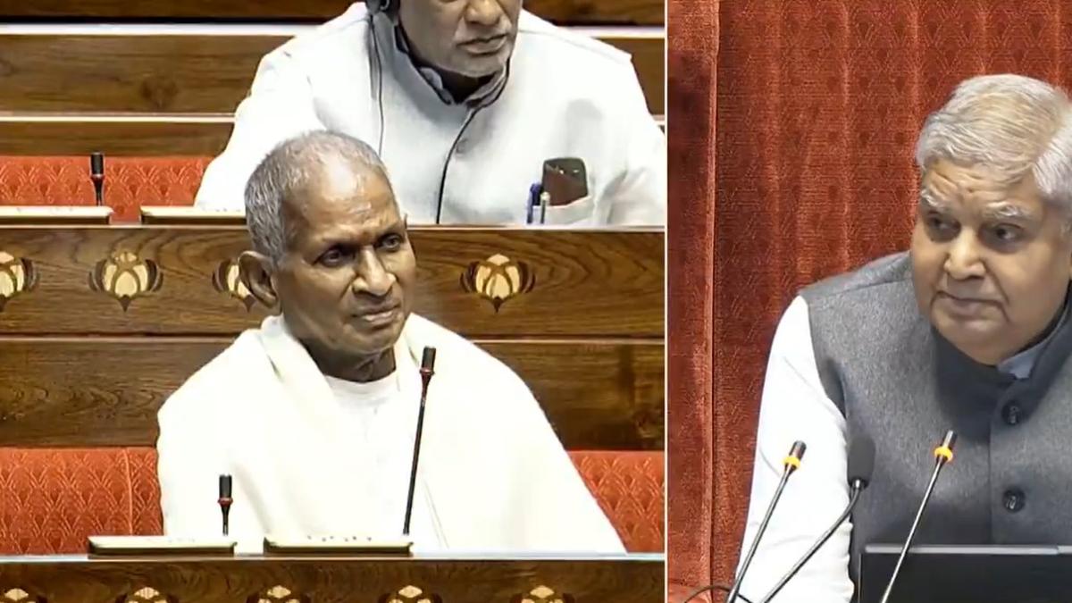 Rajya Sabha felicitates Ilaiyaraaja for composing English classical symphony ‘Valiant’