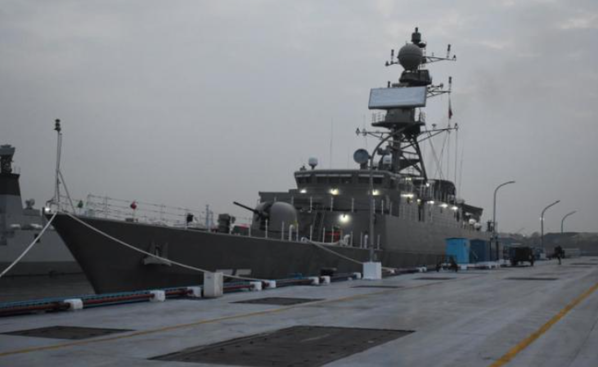 A file image of the Iranian frigate IRIS Dena. Photo: indiannavy.gov.in. A file image of the Iranian frigate IRIS Dena. Photo: indiannavy.gov.in.