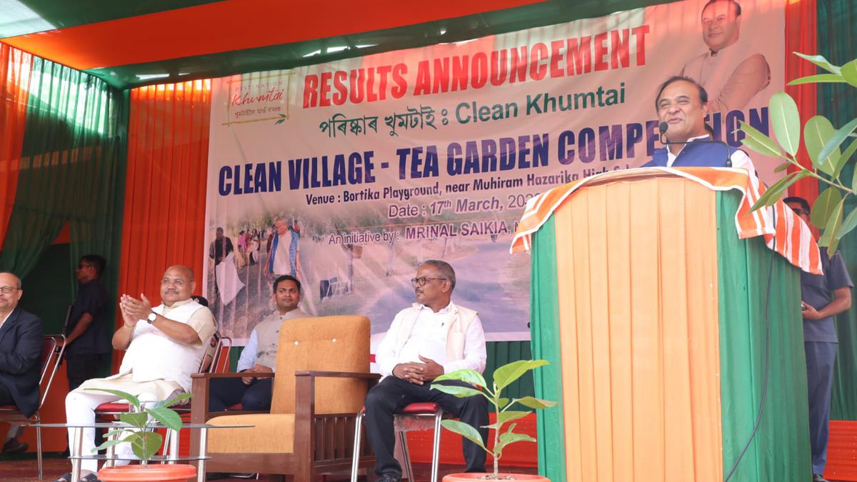 Assam CM Himanta announces inter-district cleanliness contest