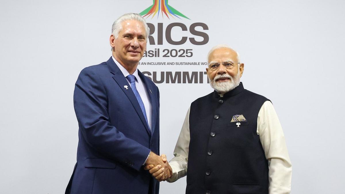 PM Modi meets Cuban President; discuss ties in pharma, UPI on sidelines of BRICS