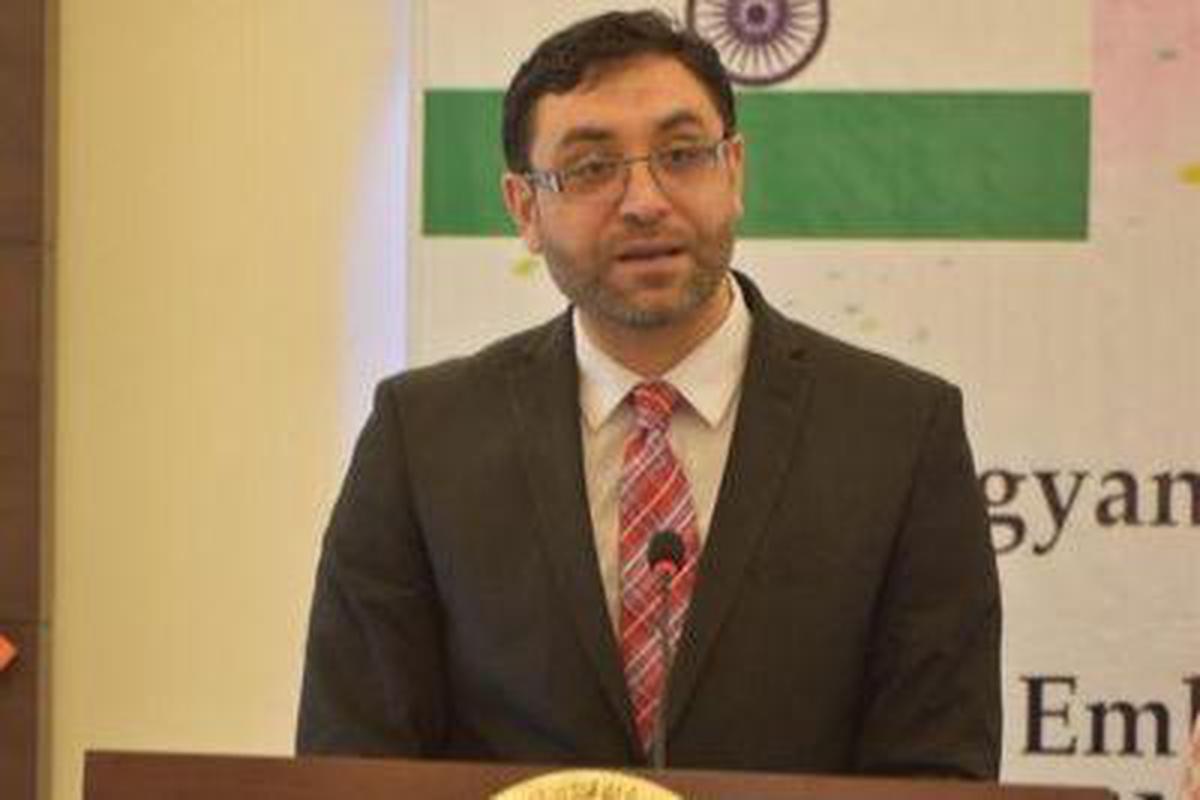File picture of Afghanistan Ambassador to India Farid Mamundzay