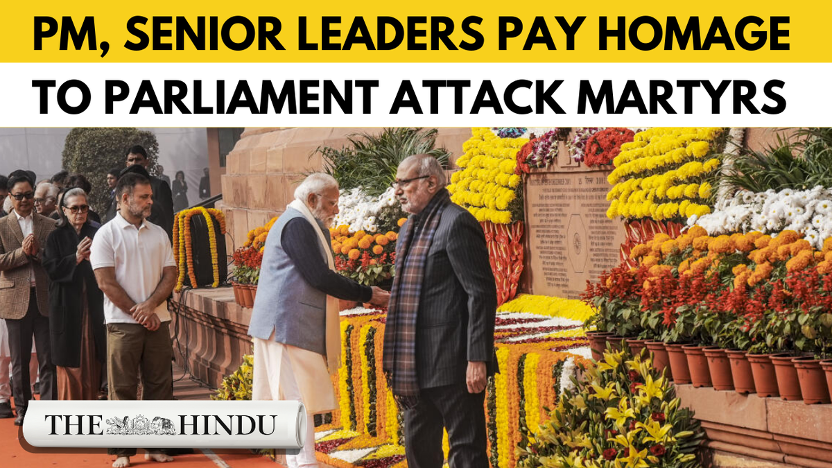 Watch: PM Modi, leaders pay tribute on Parliament attack anniversary