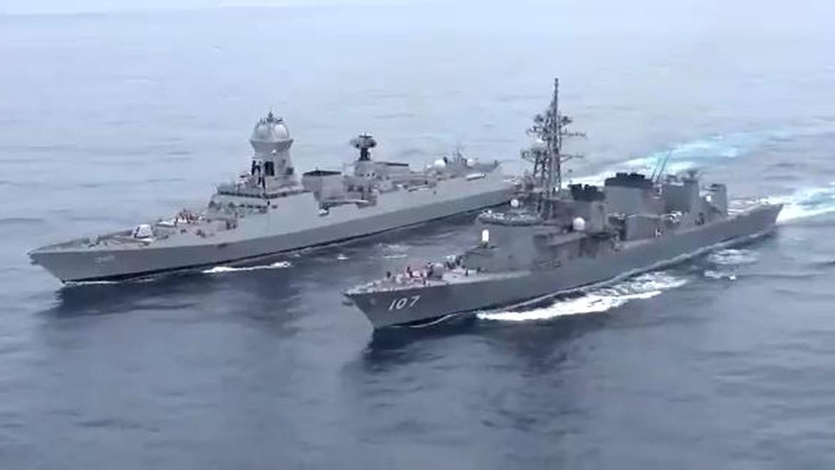 India, Japan navies match skills in northern Arabian Sea