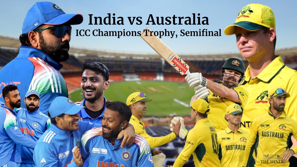 IND vs AUS Champions trophy semifinal LIVE: India faces Australia in high-voltage contest