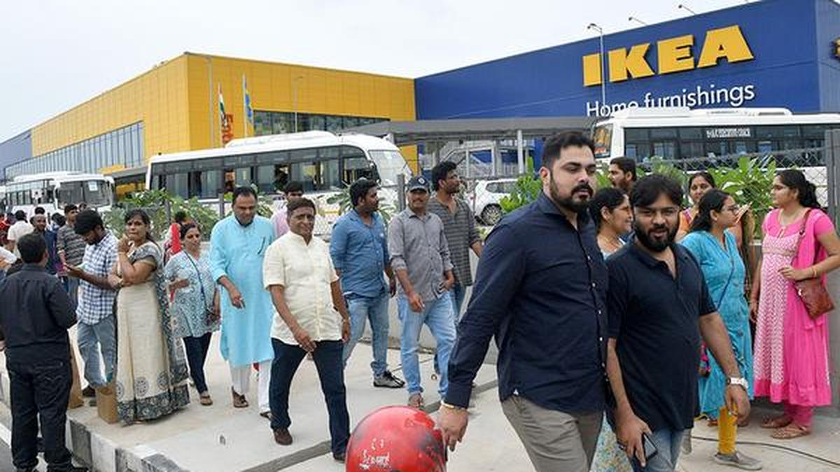 At IKEA store, no end to rush as people jostle for a unique experience