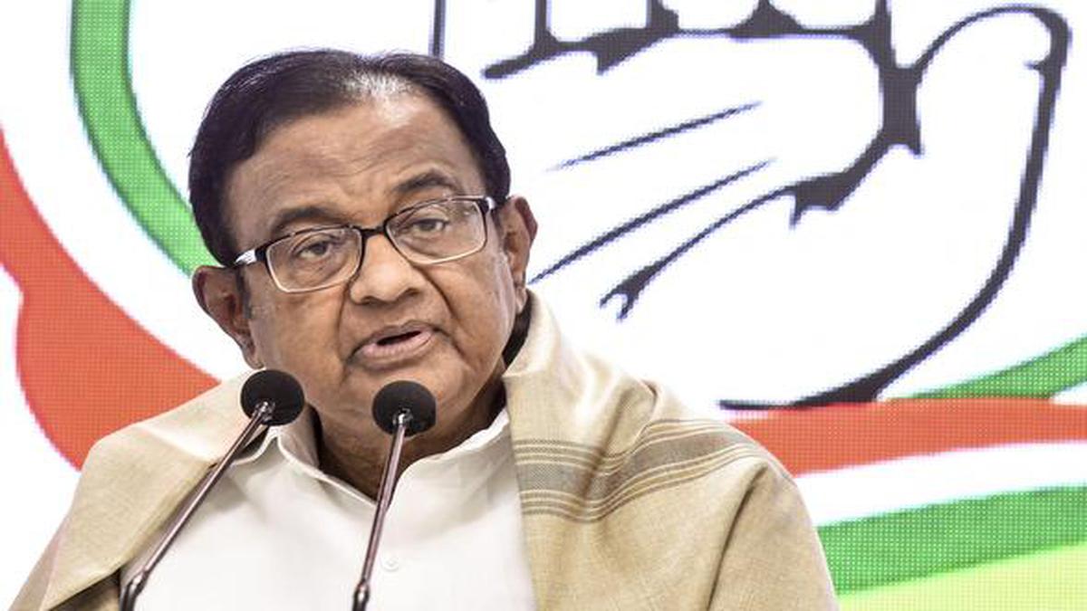 GDP contractions: Modi govt. did nothing to stop slide, says Chidambaram