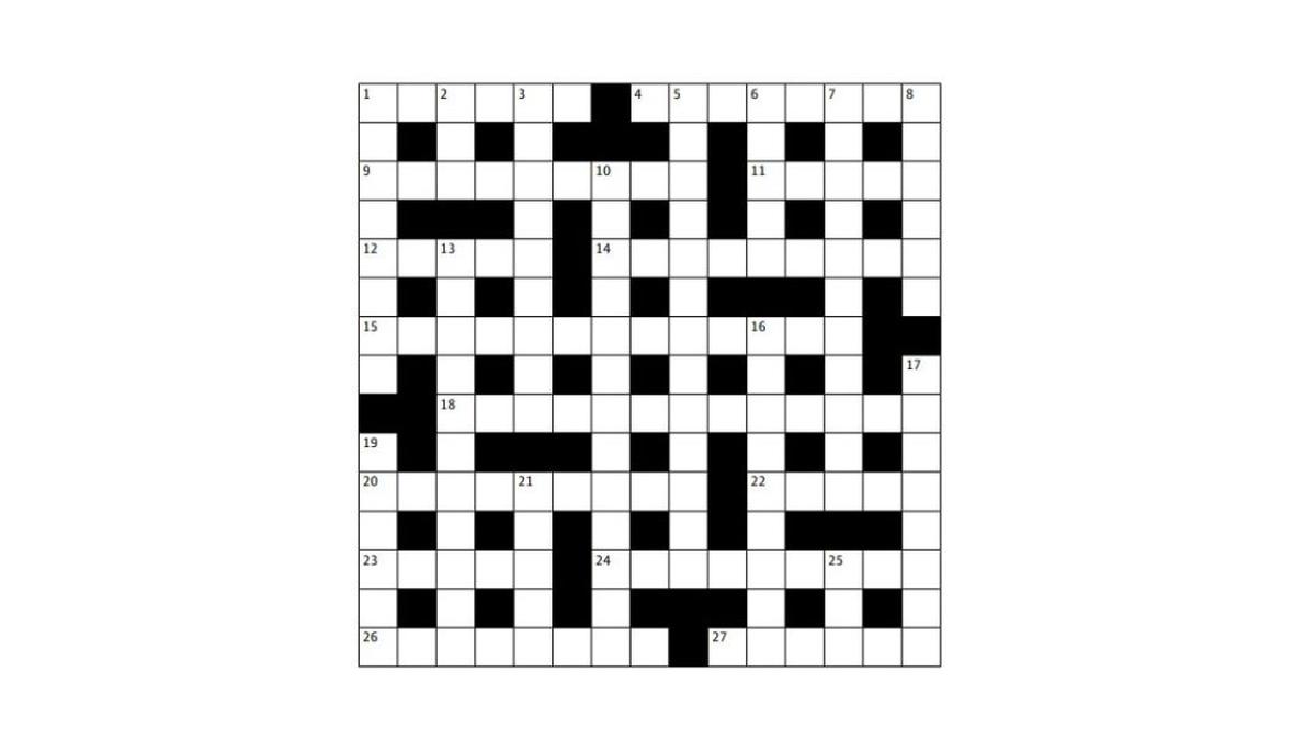 The Sunday Crossword No. 3320