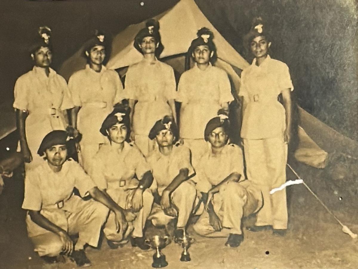 NCC camp at Madras, 1958.