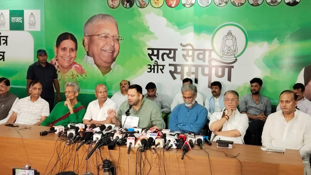INDIA bloc leaders in Bihar slam ECI over revision list, calls it a mockery of democracy and Constitution