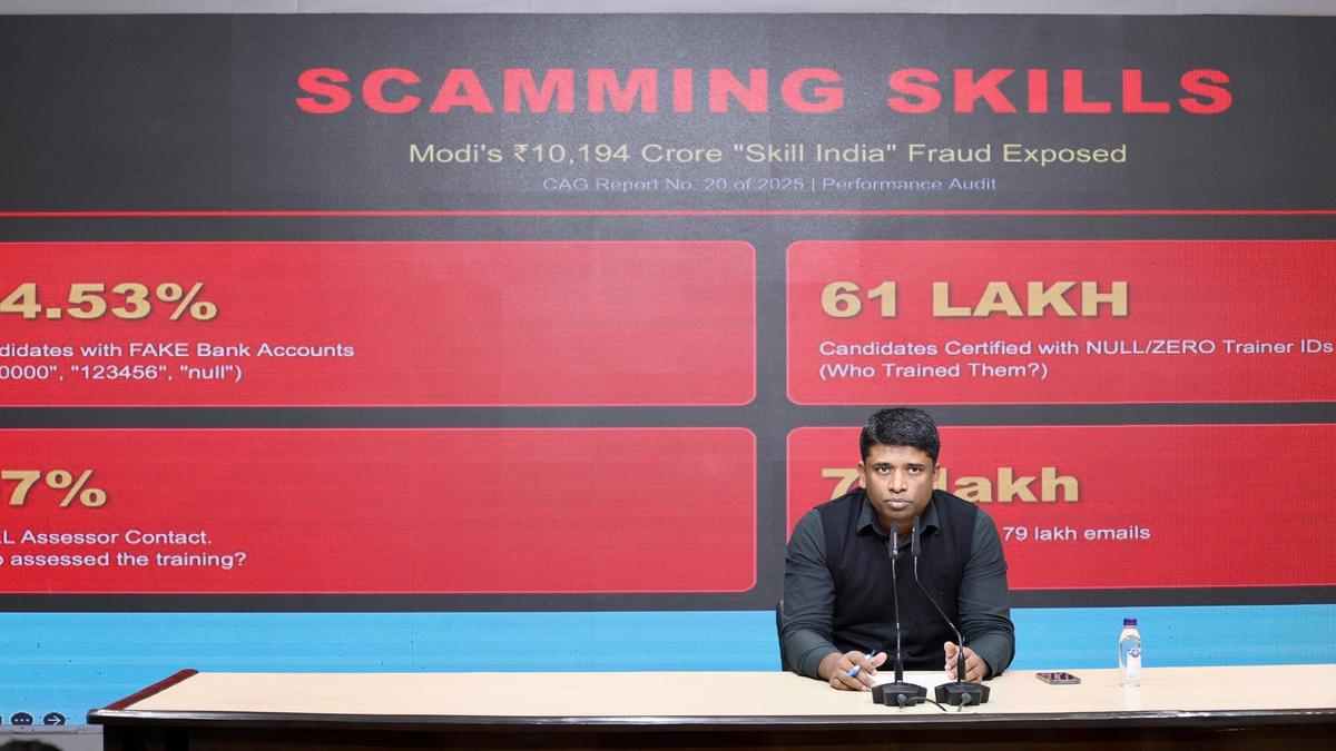 Congress alleges scam in PM skill scheme, seeks thorough probe