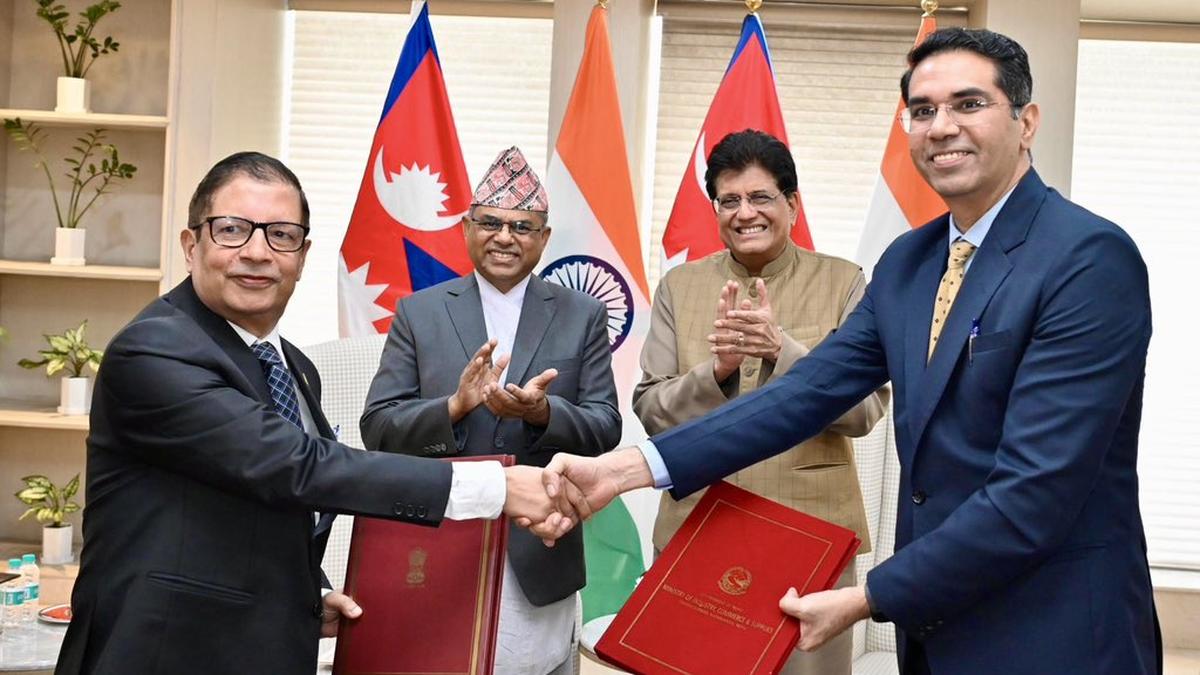India, Nepal sign agreement to ease movement of rail-based freight between the two nations