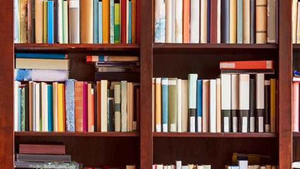 Bookshelf flowers The Hindu