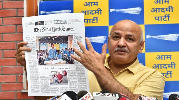 Excise policy case | CBI raids a ‘part of a script’ to stop Arvind Kejriwal, says Manish Sisodia
