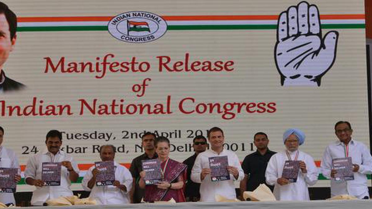 A challenging text on the Congress manifesto The Hindu