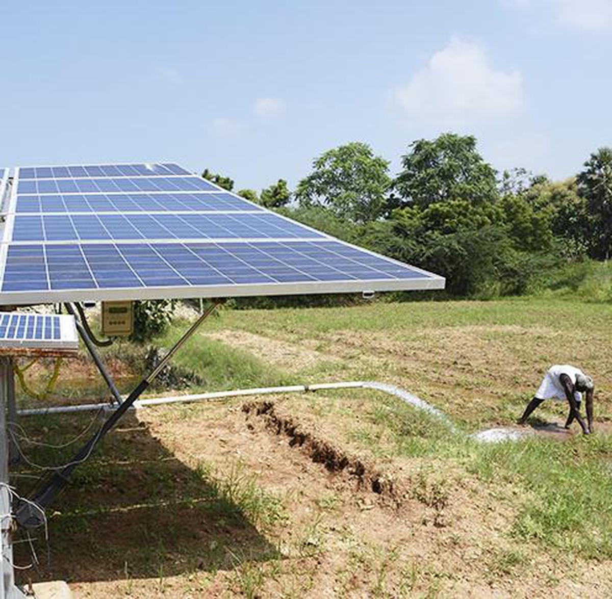 Towards solar-powered agriculture - The Hindu