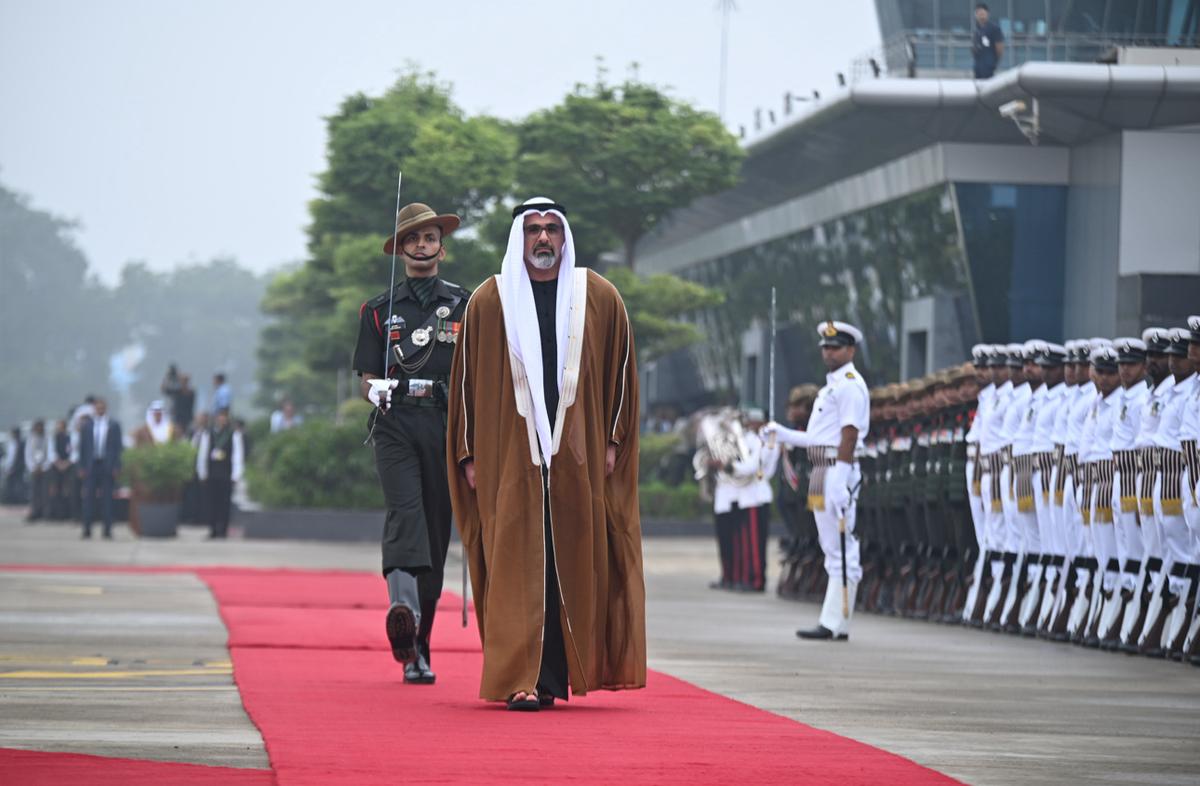 Three generations of the UAE’s Leadership have visited India. Sheikh Khaled bin Mohamed bin Zayed Al Nahyan Three generations of the UAE’s Leadership have visited India. Sheikh Khaled bin Mohamed bin Zayed Al Nahyan