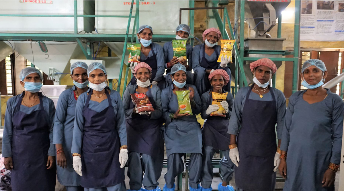 ‘Engaging women from the community to run the take home ration production units is a game-changer’